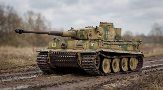 30025[Launch.Jan.2026] Metal 1/30 Ready-made Model Germany “Tiger” Heavy Tank [831 "FU"] Camouflage
