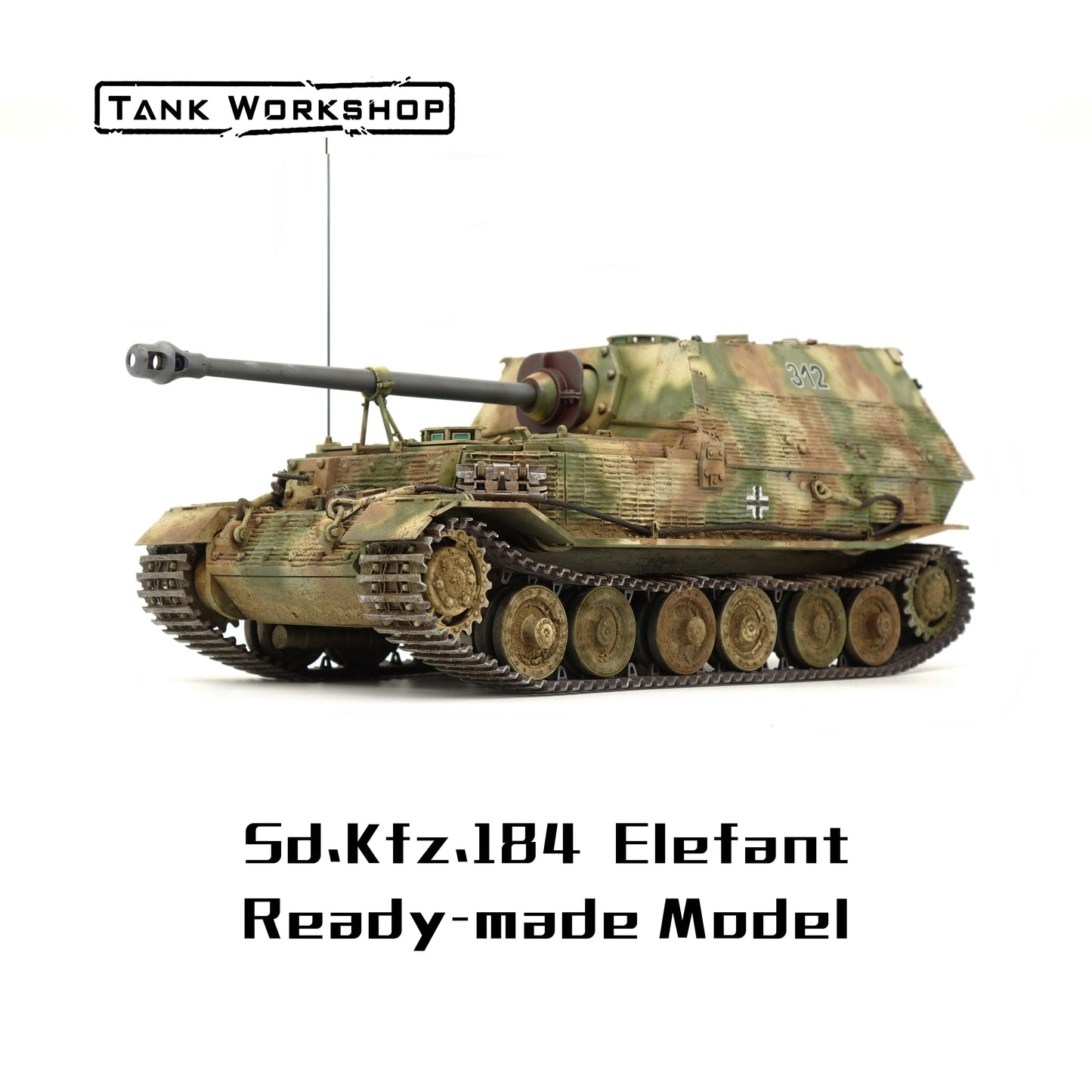 [Sold Out] TankWorkshop 1/30 Ready-made Model Germany “Elefant” Tank Destroyer [Summer] Camouflage