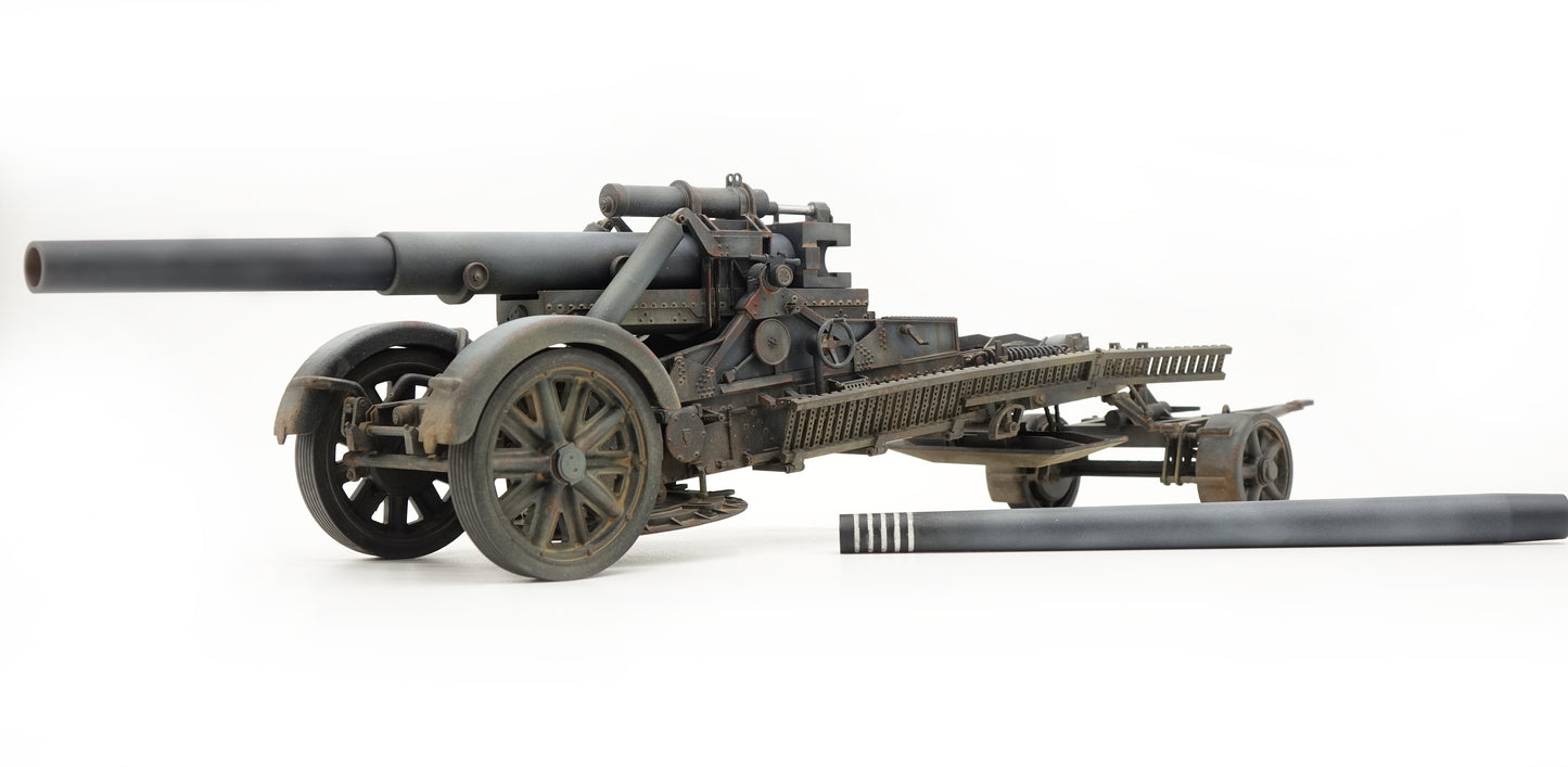 [Sold Out] TankWorkshop 1/30 Ready-made Model Germany 17 cm Kanone 18  in Mörserlafette