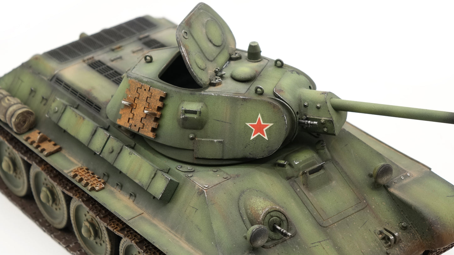 [Available] TankWorkshop 1/30 Ready-made Model USSR T-34-76 Medium Tank [Green] Paint