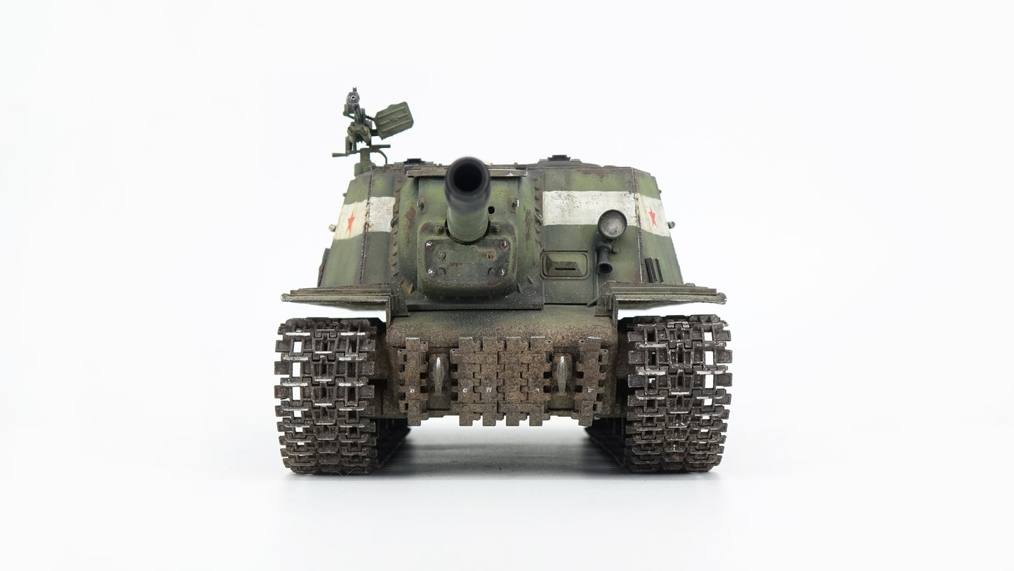 30021[Launch.Jun.2025] Metal 1/30 Ready-made Model Russian ISU-152 Tank Destroyer [1151] Camouflage