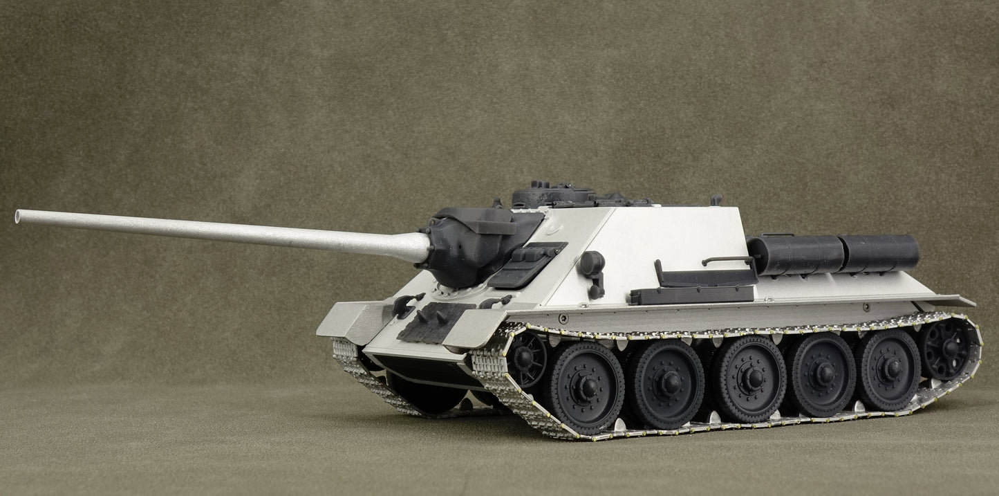 30024[Launch.Dec.2025] Metal 1/30 Ready-made Model Russian SU-100 Tank Destroyer [23] Camouflage
