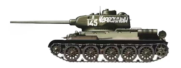 Russia T-34-85 Medium Tank [No.145] Image from the internet, for reference only.